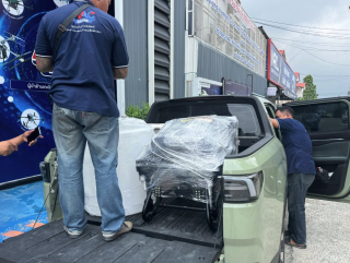 ไปส่งโดรนกันต่อที่ จ.สุพรรณบุรี !!!