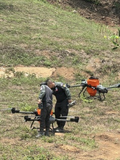 NAc Drone x D.R.A.T ทดสอบฝูงโดรนดับไฟป่าและโดรนขนส่ง ที่ จ.เชียงใหม่