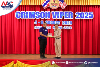 NAc Drone ร่วมจัดแสดงเทคโนโลยีโดรนในงาน CRIMSON VIPER 2025